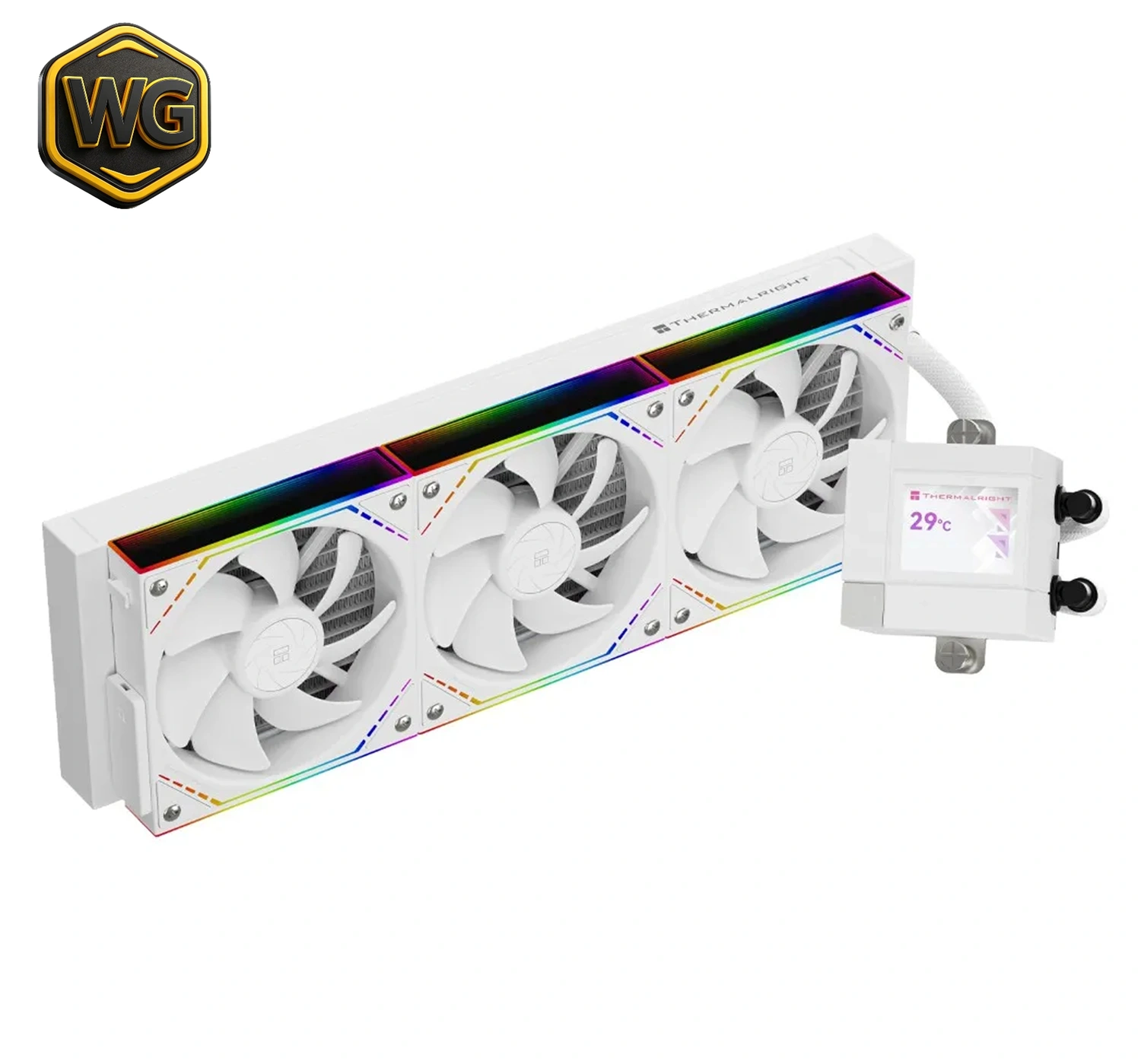 Thermalright Core Matrix 360 Vision (White) 3.95″ IPS LCD Display with ARGB Fans AIO Liquid CPU Cooler price in Pakistan product image