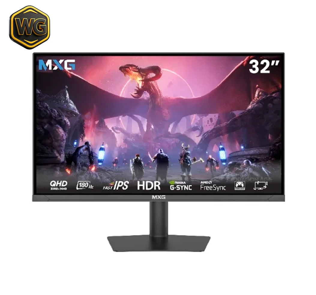 MXG G32IQ-18 (Black with RGB) 32″ 2K 180Hz 1ms IPS Gaming Monitor price in Pakistan product image