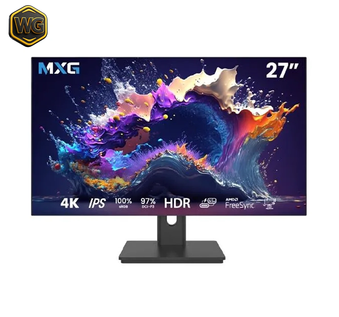 MXG P27IU-4K (Black) 27″ Inch IPS 4K Hydraulic Stand Professional Monitor price in Pakistan product image