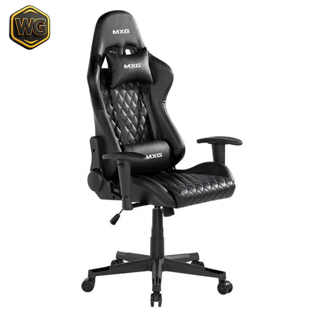 Buy MXG GCH-01 (Black) Large Diamond Quilted PU Gaming Chair online in Pakistan at WaddaGamer