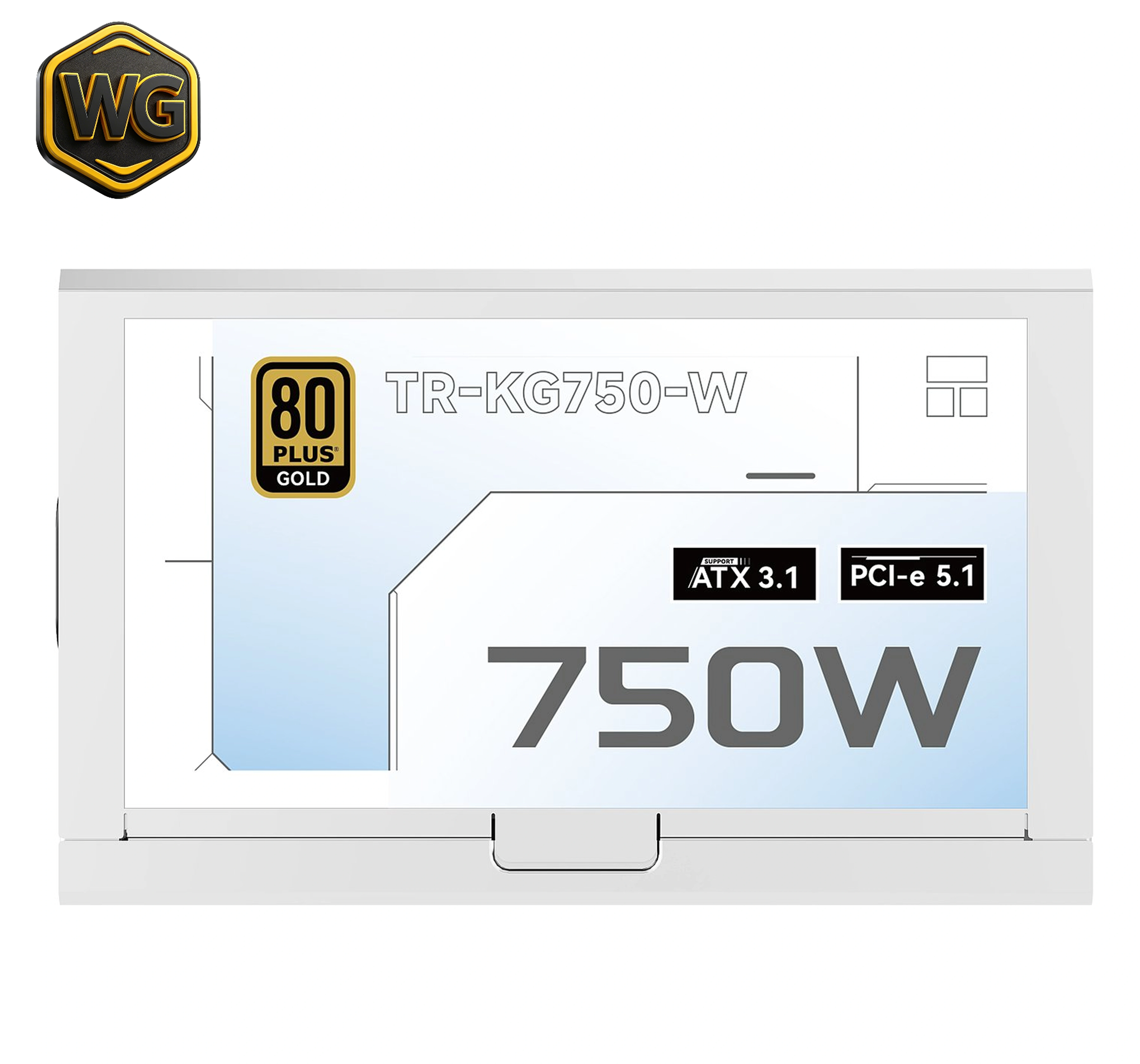 Thermalright KG750 (White) 750W 80+ Gold ATX 3.1 Fully Modular Power Supply