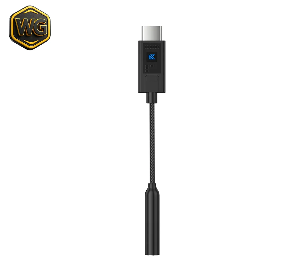 KZ audio KZ AM02 Portable DAC Amp with EQ Controls front view
