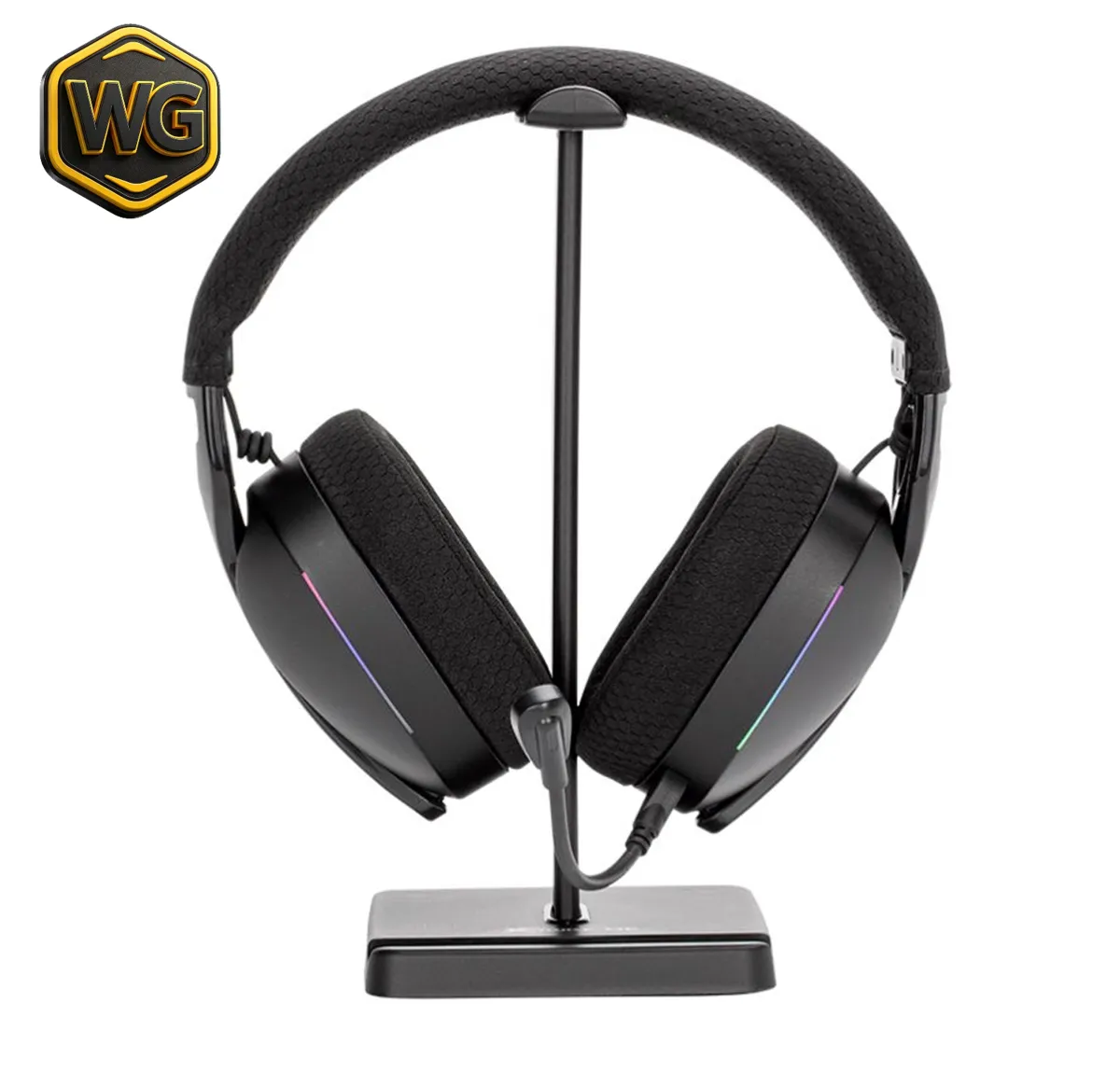 Xtrike Me audio Xtrike Me HT-08 Black Gaming Headset Stand & Phone Holder front view
