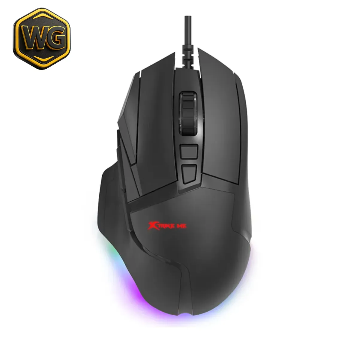 Xtrike Me pc gear Xtrike Me GM520 RGB Wired Gaming Mouse – 8 Buttons front view