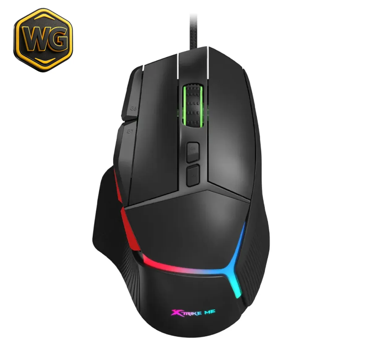 Xtrike Me pc gear Xtrike Me GM-415 RGB Wired Gaming Mouse front view