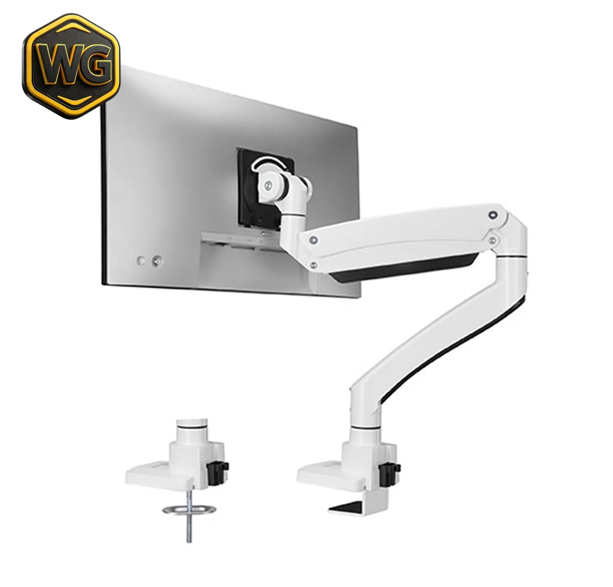 Buy Xtrike Me HT-20 White Adjustable Single Monitor Desk Mount online in Pakistan at WaddaGamer