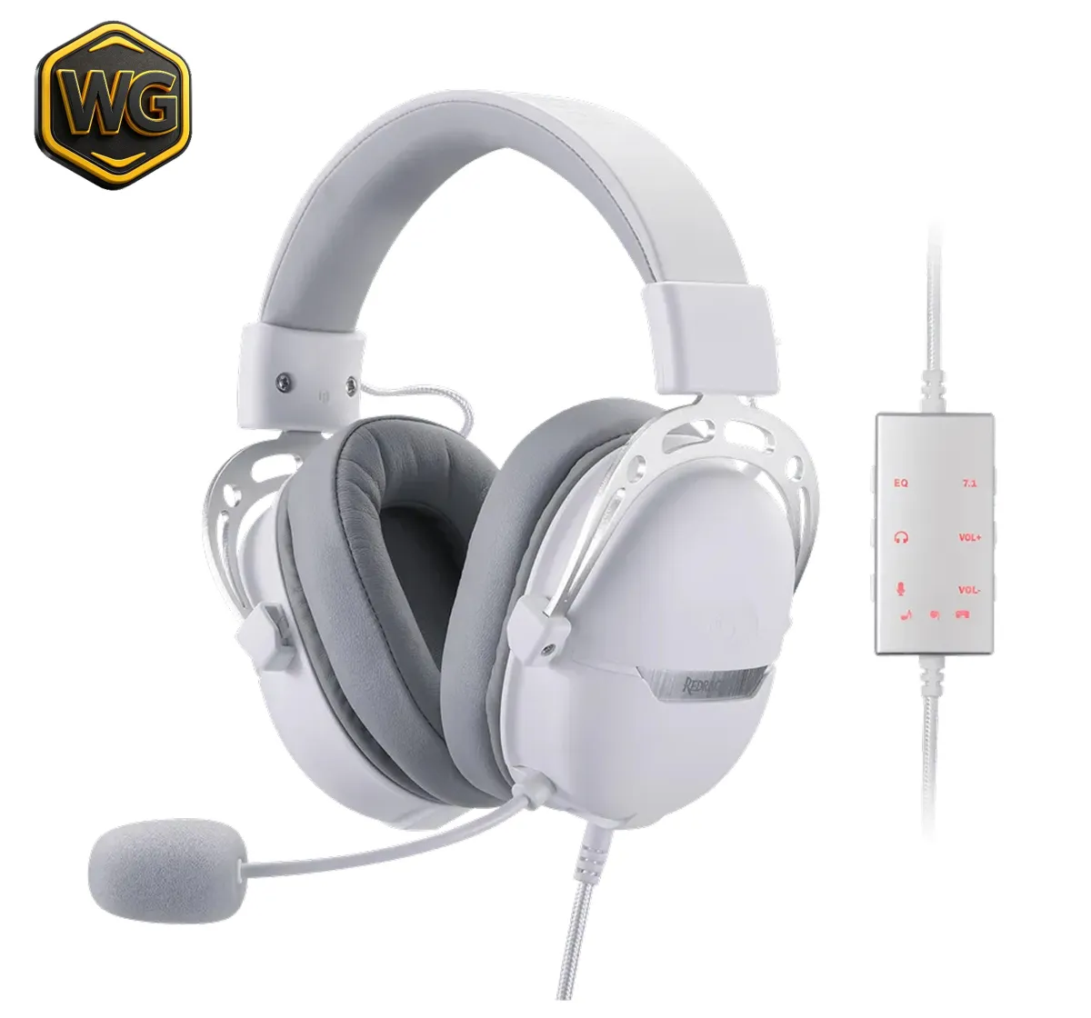 Redragon Aurora H376 (White) Wired Headset price in Pakistan product image