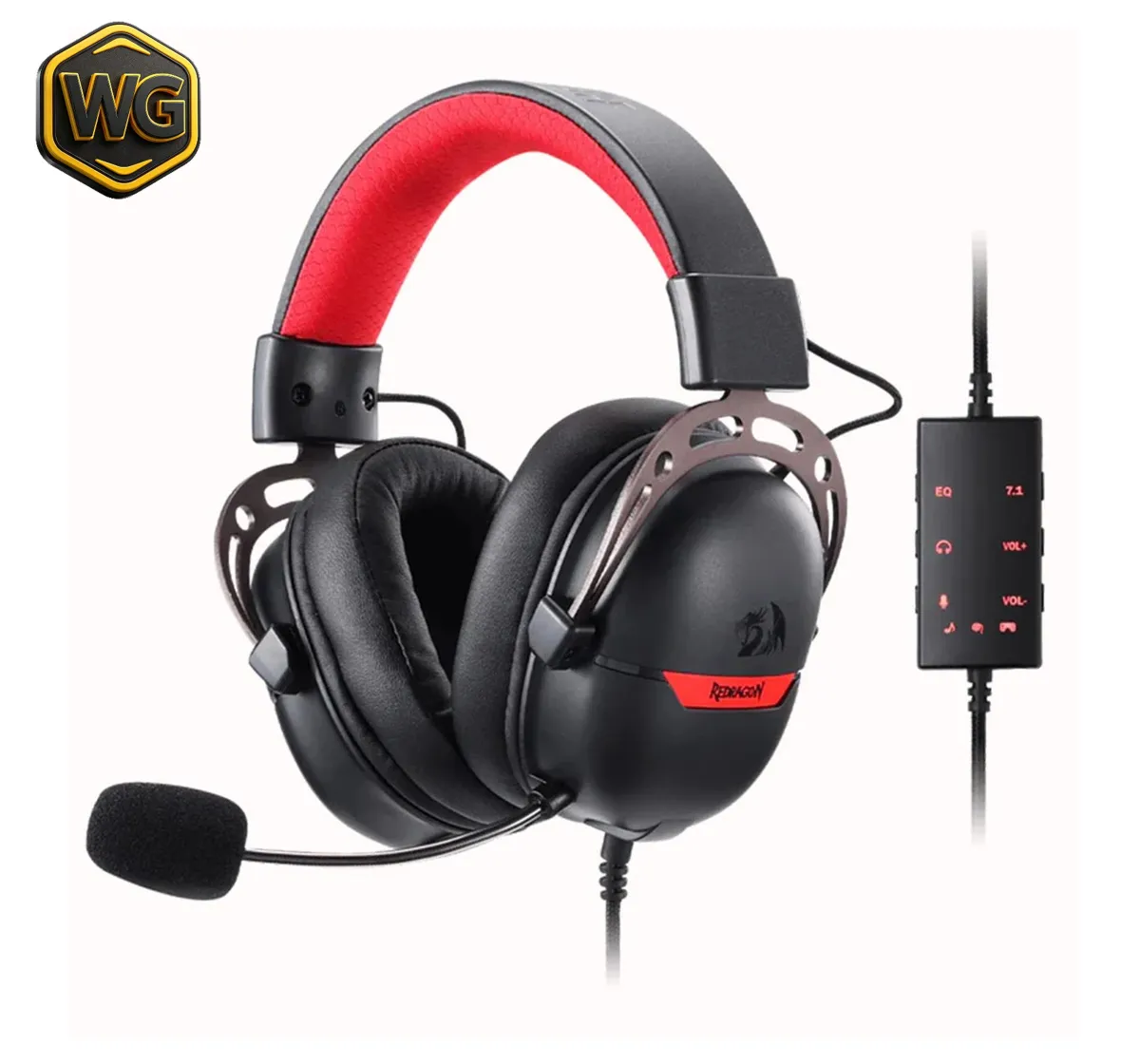 Redragon Aurora H376 (Black) Wired Headset price in Pakistan product image