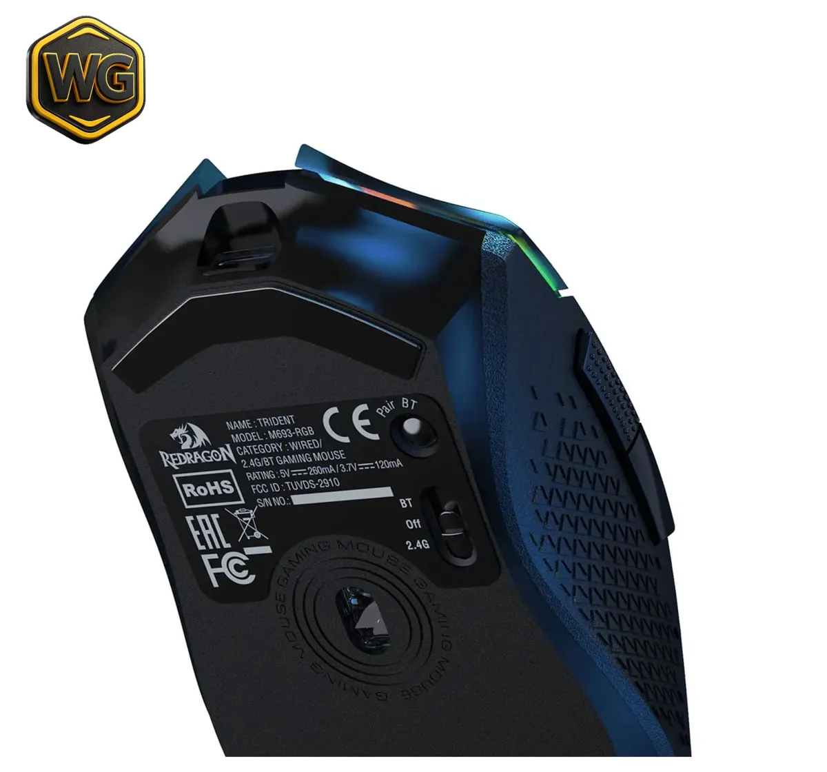 Redragon M693 Trident Pro Wireless Mouse image 4