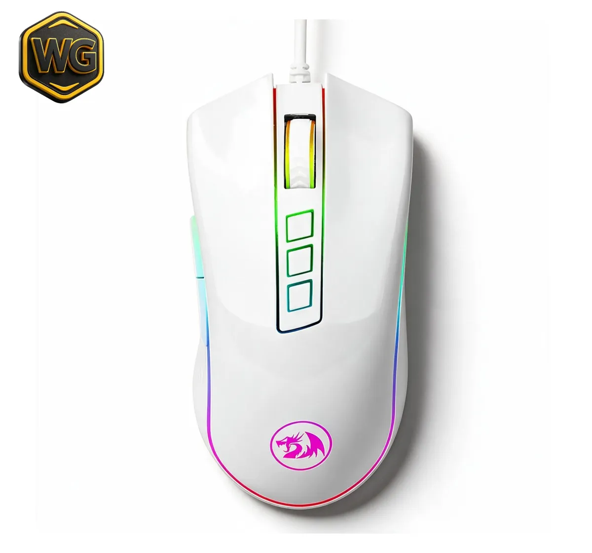 Redragon M711 Cobra Chroma Mouse - W price in Pakistan product image