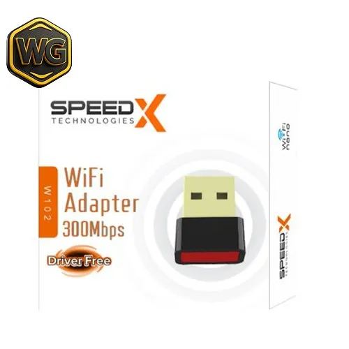 Speed-X Alfa W102 Wireless USB Adapter 300Mbps price in Pakistan product image