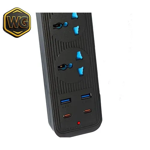 Speed-X 504PU 5-Socket Power Strip + 2 USB + 2 Type-C image 4