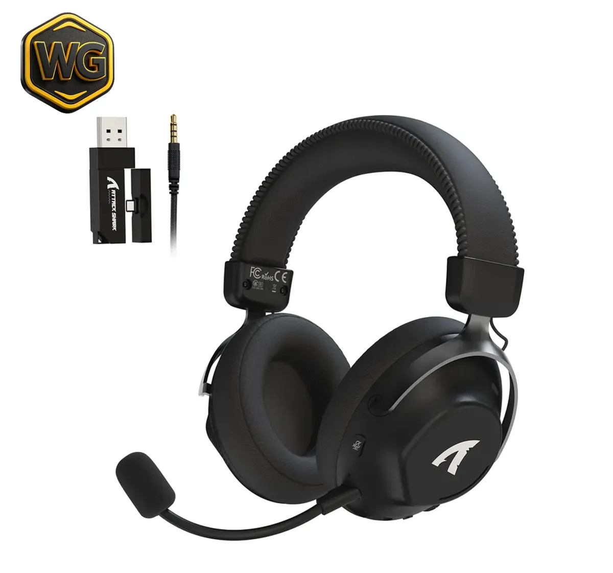 Attack Shark L50 Pro Wireless Gaming Headset – Black price in Pakistan product image