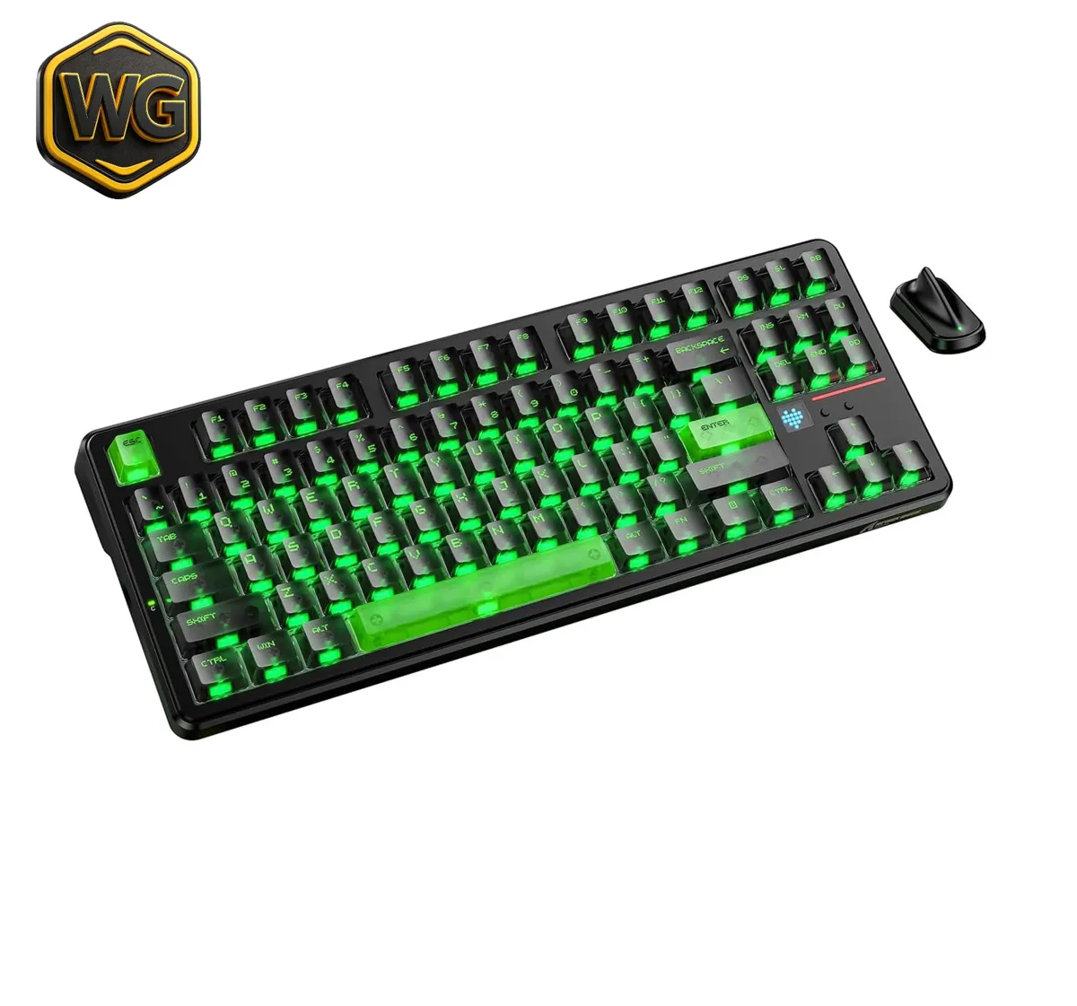 Attack Shark pc gear Attack Shark X87 Ultra Wireless Gaming Keyboard front view