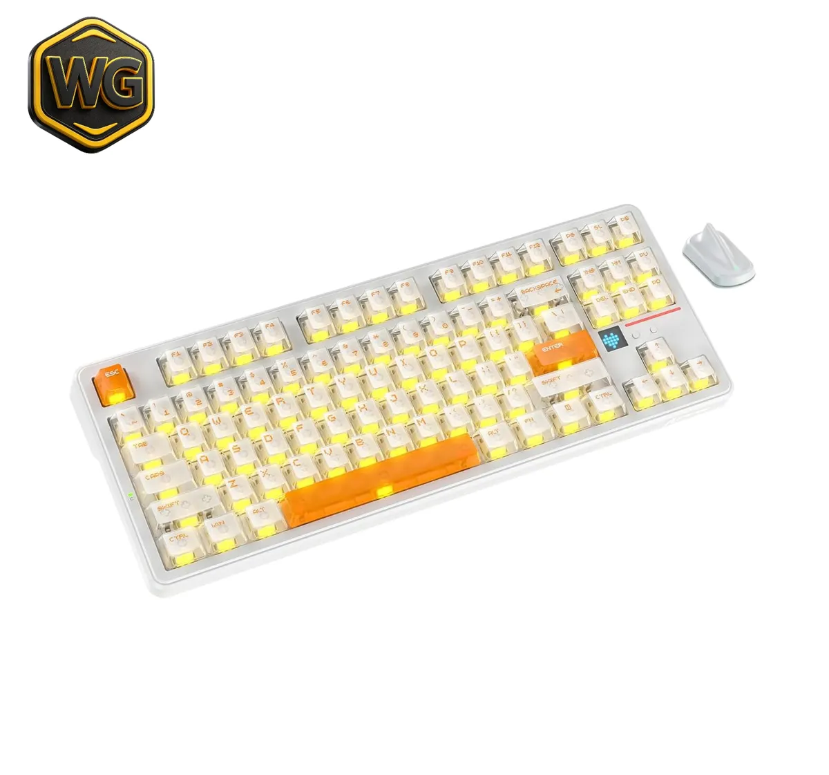 Attack Shark pc gear Attack Shark X87 Ultra Wireless Mechanical Gaming Keyboard front view