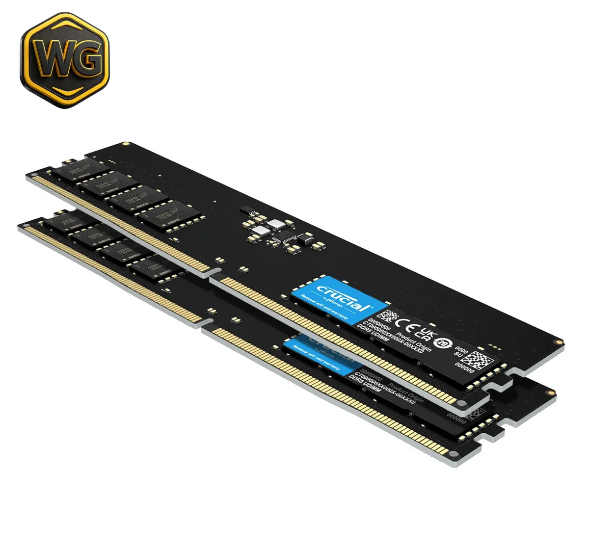 Buy Crucial (CT32G48C40U5) 32GB DDR5 4800MHz Desktop RAM online in Pakistan at WaddaGamer