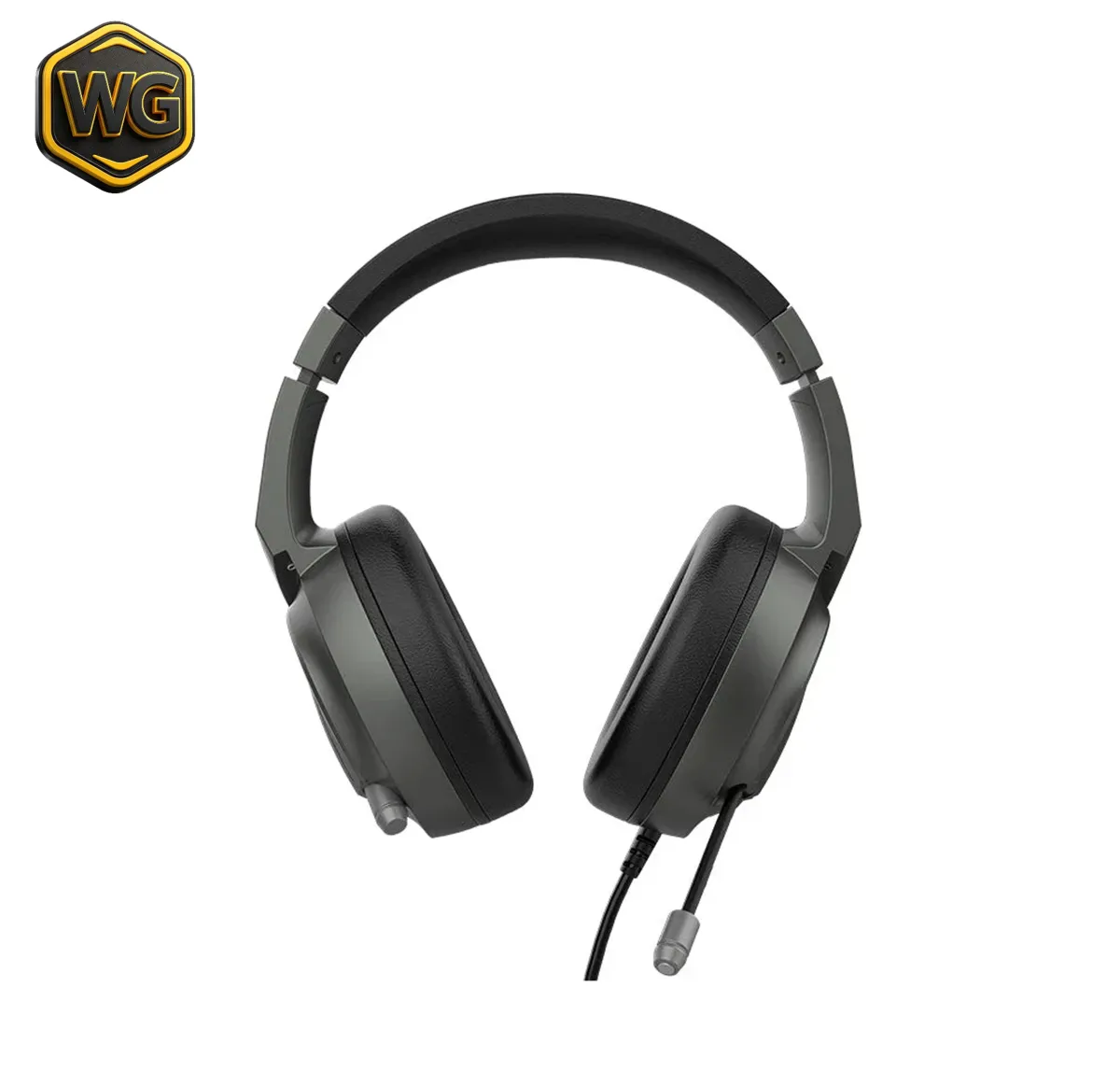AJAZZ audio AJAZZ AX365 Black 7.1 Surround Gaming Headphone front view