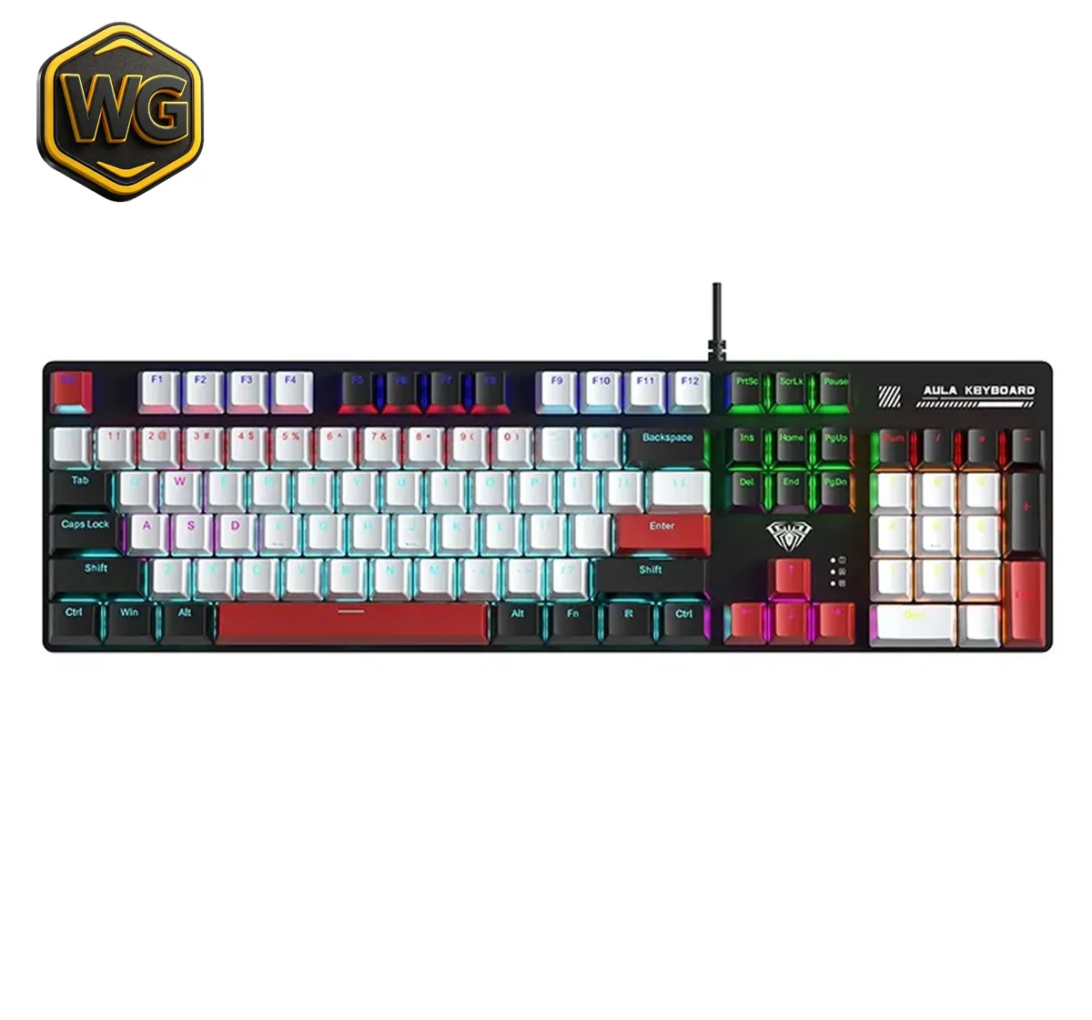AULA S500 Mechanical Gaming Keyboard – Red Switch price in Pakistan product image