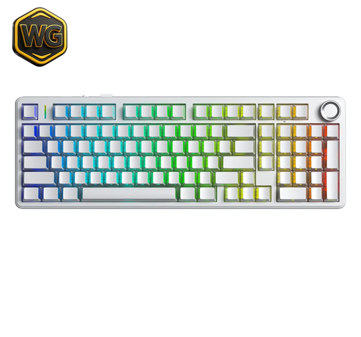 AULA F99 Pro Wireless Mechanical Keyboard White 96% price in Pakistan product image