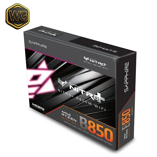 Sapphire Nitro+ B850M WiFi DDR5 AM5 Motherboard price in Pakistan product image