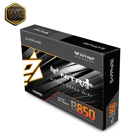 Sapphire Nitro+ B850A WiFi 7 AM5 ATX Motherboard price in Pakistan product image