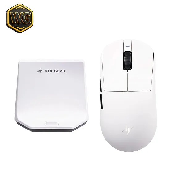 ATK Dragonfly A9 NB Ultra White Wireless Gaming Mouse price in Pakistan product image