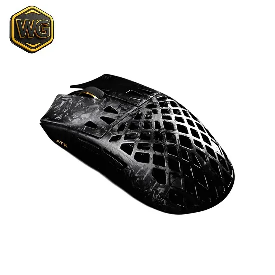 ATK pc gear ATK Ghost Extreme Carbon Fiber Wireless Gaming Mouse front view