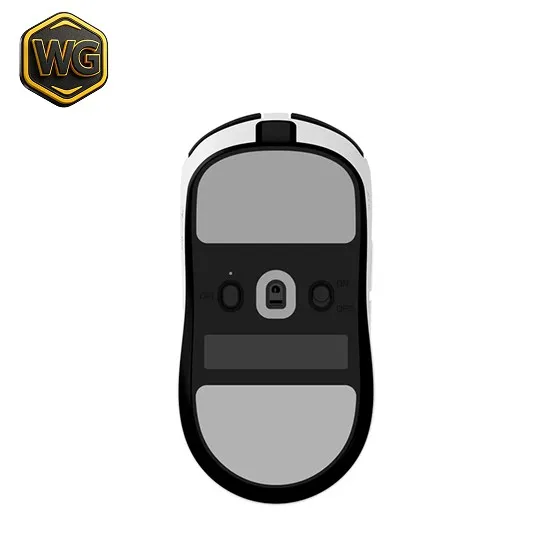 ATK pc gear ATK Dragonfly A9 Air+ Shadow White Wireless Gaming Mouse front view