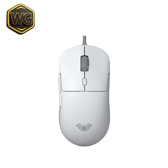 AULA S35 Wired Gaming Mouse 7200 DPI RGB – White price in Pakistan product image