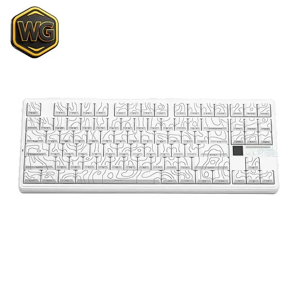 AULA pc gear AULA F87 Pro V2 TKL Wireless Gaming Keyboard front view