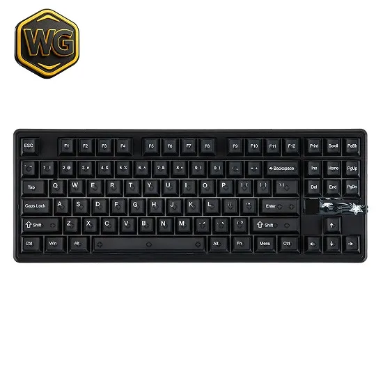 AULA pc gear AULA F87 Pro V2 TKL Gasket Wireless Gaming Keyboard front view