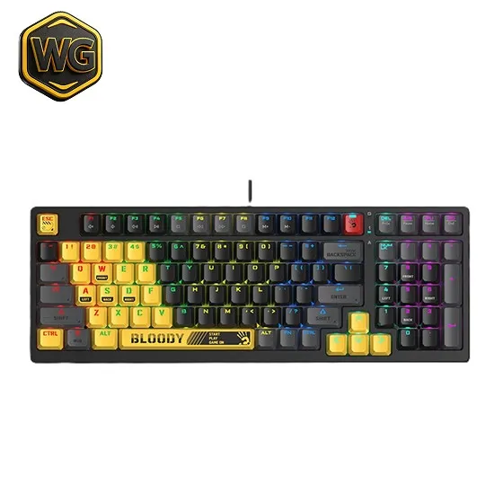 Bloody S98 RGB Mechanical Gaming Keyboard – Lime price in Pakistan product image