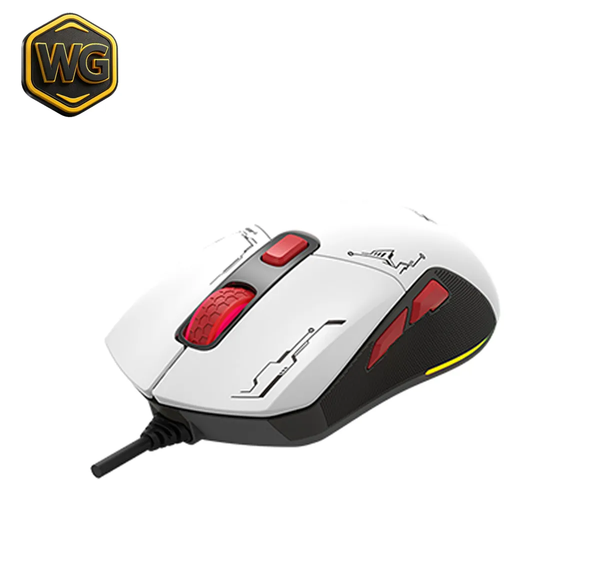 Xtrike Me GM-316 RGB Wired Gaming Mouse – White image 4