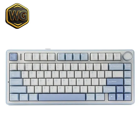 AULA F75 Sea Salt Blue Gasket Wireless Gaming Keyboard price in Pakistan product image
