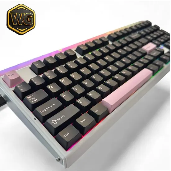 Buy AULA Hero 99 Hall Effect Gaming Keyboard (Black/Pink) online in Pakistan at WaddaGamer