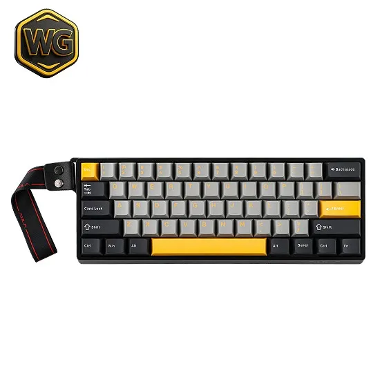 AULA pc gear AULA WIN60 HE Max Magnetic Switch Wired Gaming Keyboard front view