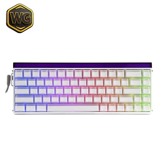 Buy AULA HERO 68 HE White Magnetic Hall Effect Keyboard online in Pakistan at WaddaGamer